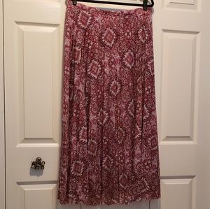 Croft & Barrow Lined Midi Skirt